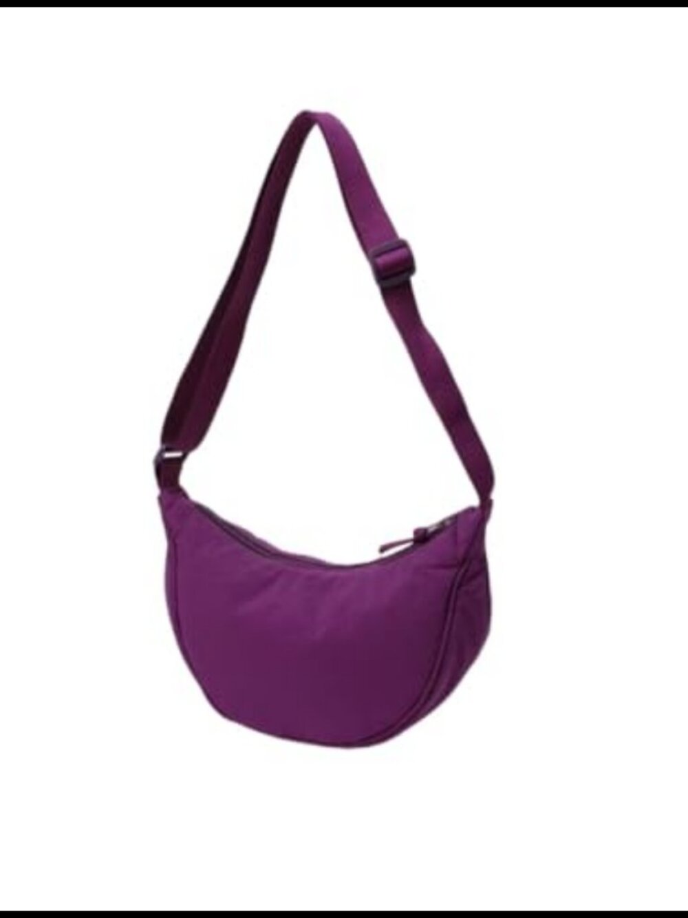 Crescent Shaped Crossbody Bag Lightweight Sling Shoulder Bag